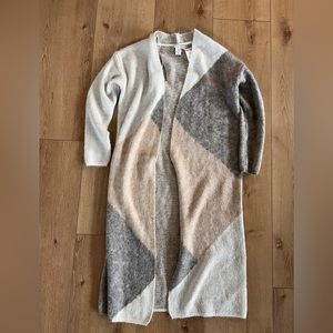 Sincerely Jules colorblock long cardigan